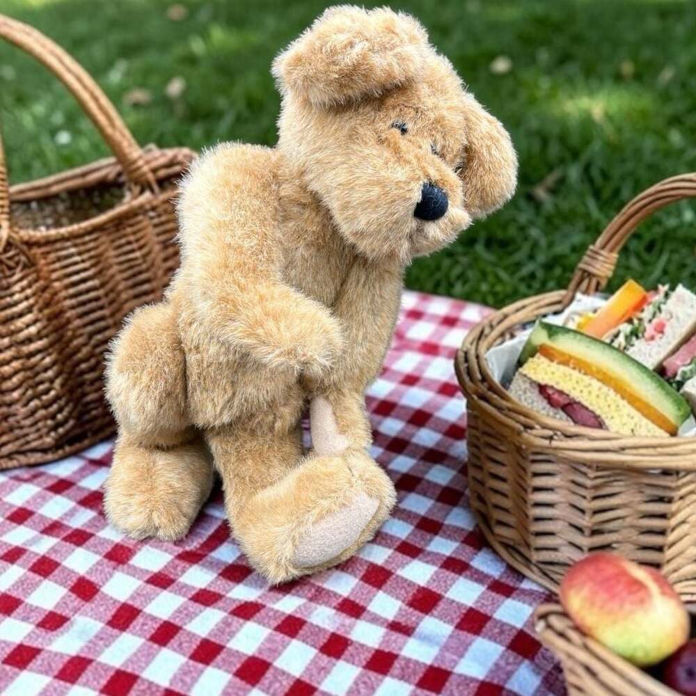 The Boyds Collection J.B. Bean Series Tan Plush Teddy Bear